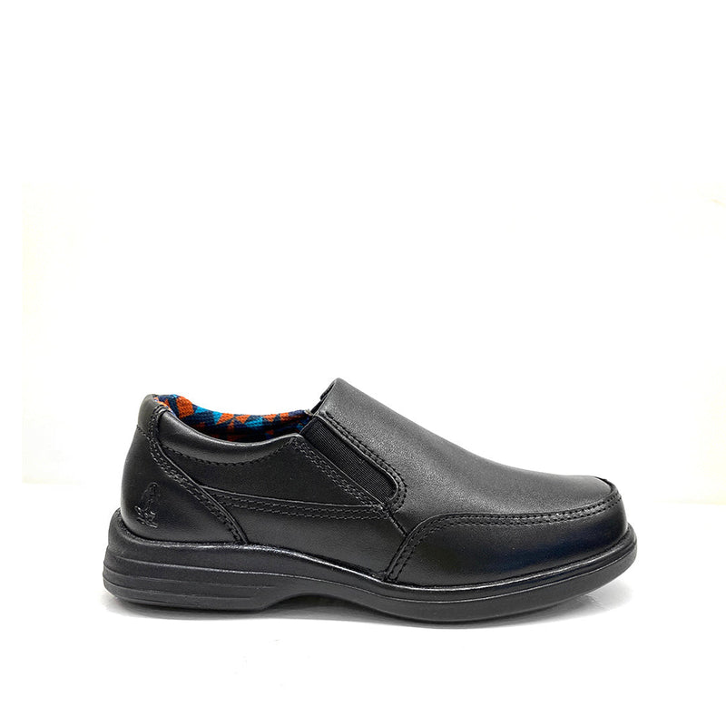 Zapatos escolares Luka slip para niño color negro