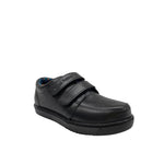Zapatos escolares Edo velcro para niño color negro