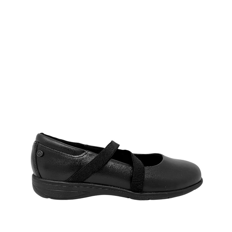 Ballerinas escolares Ariella para niña color negro