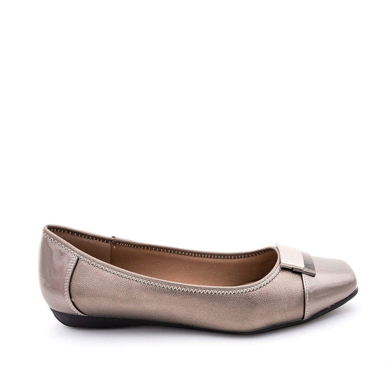 Ballerinas Anto para mujer color plateado