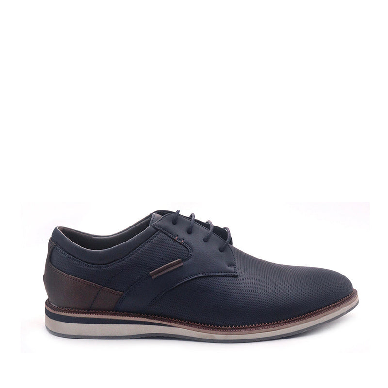 Derby shoes Bill para hombre color azul