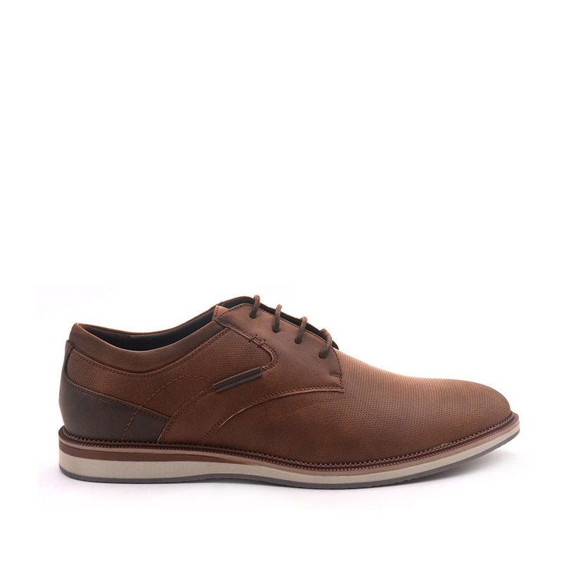 Derby shoes Bill para hombre color café
