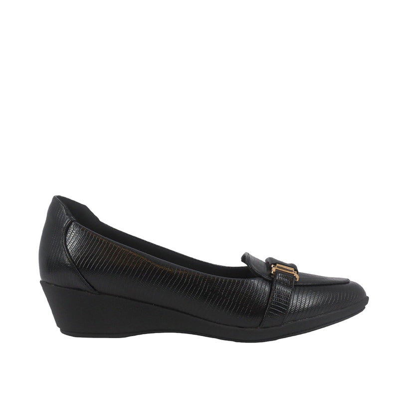 Cuñas Gladys para mujer color negro