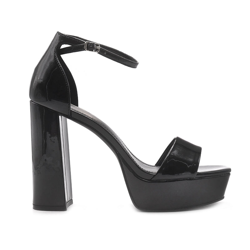 Sandalias de tacón Omega para mujer color negro