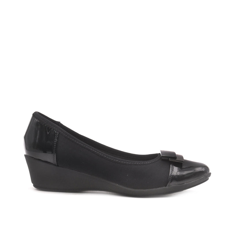 Cuñas Gretel para mujer color negro
