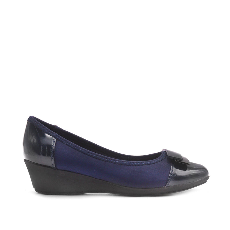 Cuñas Gretel para mujer color navy