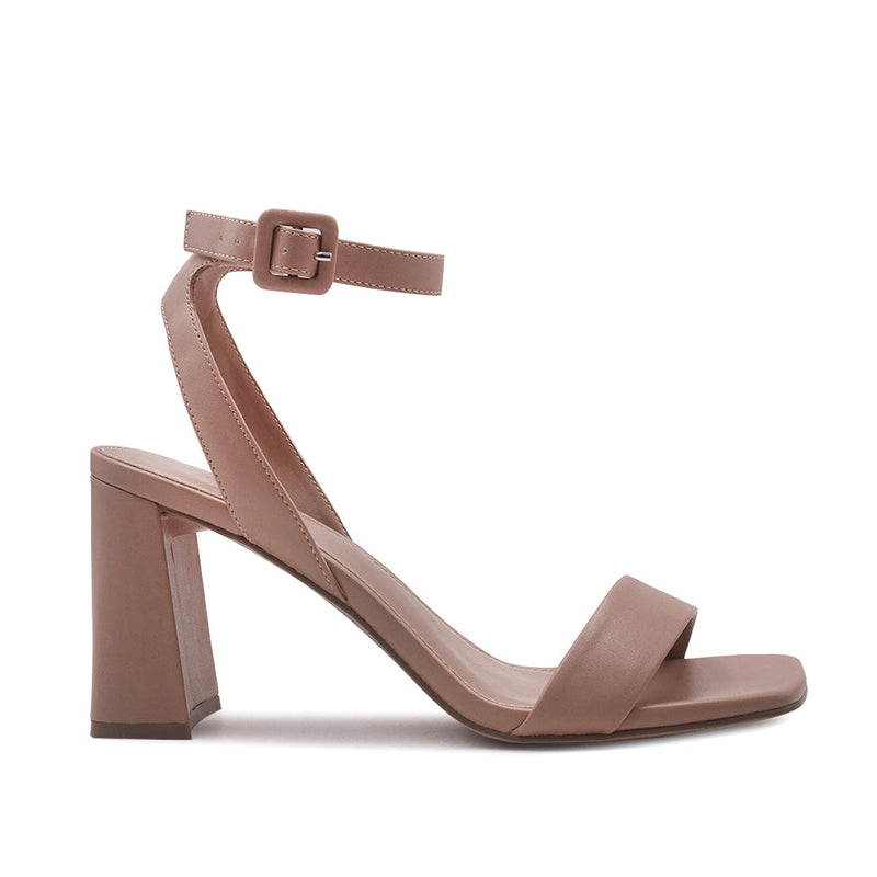 Sandalias de tacón Winii para mujer color taupe