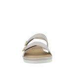 Sandalias flats Carlota para mujer color blanco