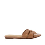 Sandalias slip on Dariana para mujer color nude