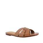 Sandalias slip on Dariana para mujer color nude