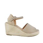 Cuñas Anaya para mujer color taupe