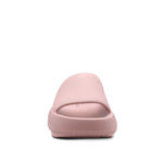 Sandalias flats Puffy para mujer color rosado