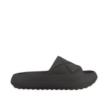 Sandalias flats Puffy color negro
