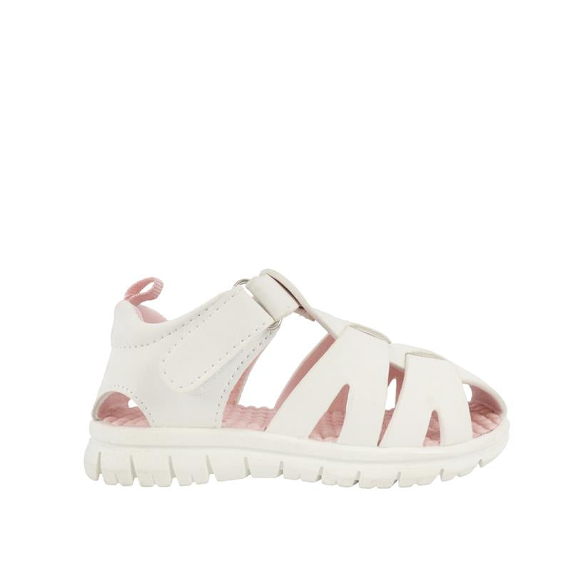 Sandalias Pre-Walkers Ari para infante color blanco