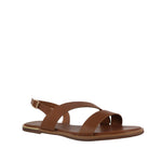 Sandalias flats Galatea para mujer color tan