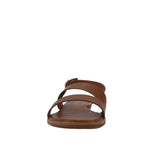 Sandalias flats Galatea para mujer color tan