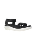 Sandalias de cuña Pamela para mujer color negro
