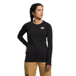 Camisa manga larga FD Pro 160 Crew para mujer color negro