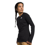 Camisa manga larga FD Pro 160 Crew para mujer color negro