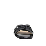 Sandalias flats Dariana para mujer color negro