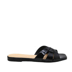 Sandalias flats Dariana para mujer color negro