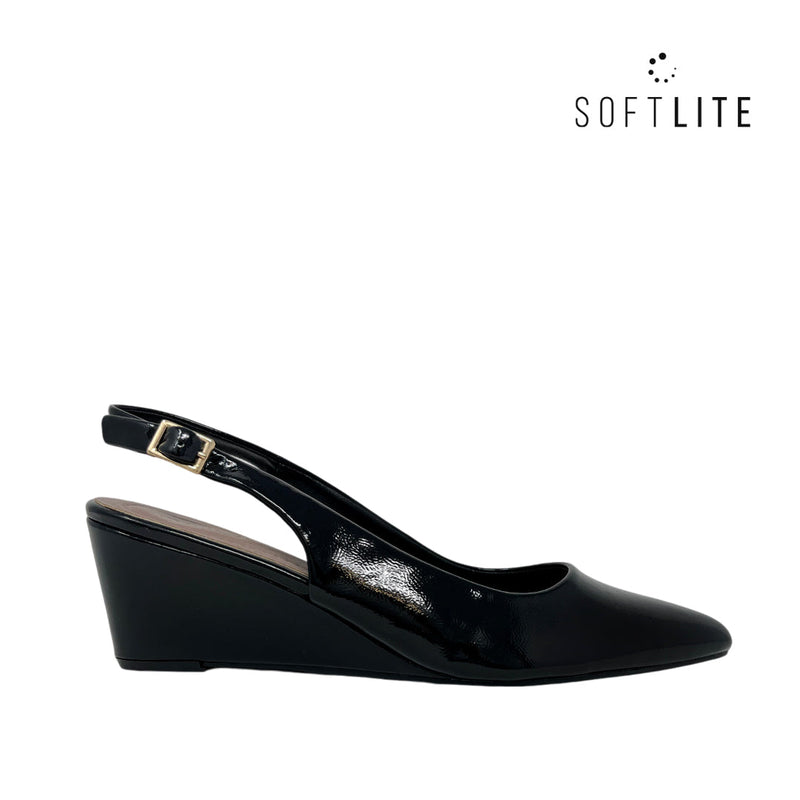 Cuñas slingback Vilma para mujer color negro