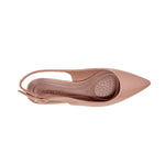 Cuñas slingback Vilma para mujer color nude