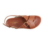 Sandalias flats Briana para mujer color tan