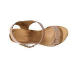 Sandalias de plataforma Carmina para mujer color blush