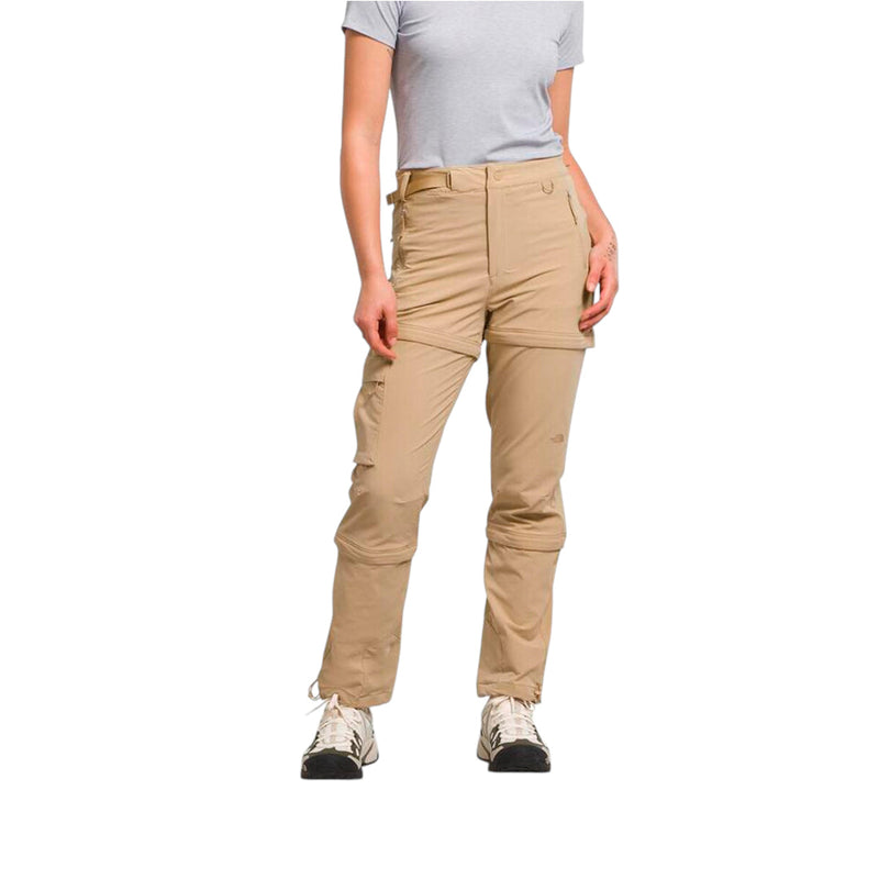 Pantalones Convertibles Bridgew para mujer color kakhi