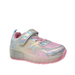 Sneakers con luces Gitty para niña color plateado
