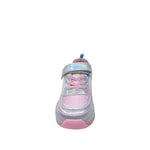 Sneakers con luces Gitty para niña color plateado