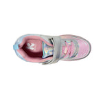 Sneakers con luces Gitty para niña color plateado