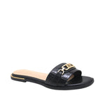 Sandalias slip on Maggie para mujer color negro