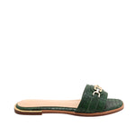 Sandalias slip on Maggie para mujer color olivo