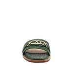 Sandalias slip on Maggie para mujer color olivo