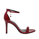 Sandalias de tacón Brazen para mujer color vino