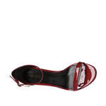Sandalias de tacón Brazen para mujer color vino
