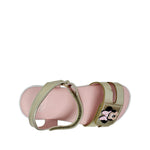 Sandalias Minnie para niña color dorado