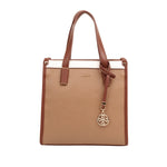 Cartera tote Ines para mujer color café