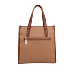 Cartera tote Ines para mujer color café