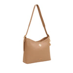 Cartera satchel Keily para mujer color taupe