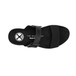 Sandalias de cuña Breathe Gore Slide para mujer color negro