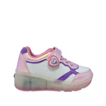 Sneakers con luces Vallie para niña color rosado