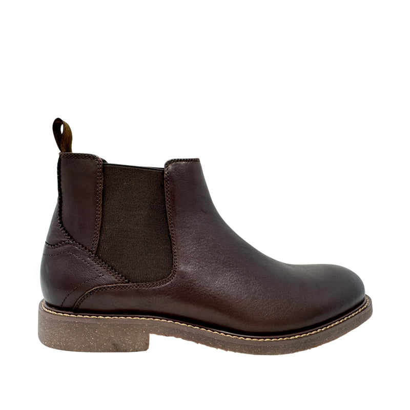 Botines slip on Sebas para hombre color café