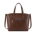 Cartera satchel Velia para mujer color café