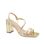 Sandalias de tacón Talisa para mujer color dorado