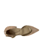 Tacones ankle strap Indra para mujer color nude