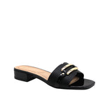 Sandalias de tacón Yoshida para mujer color negro
