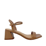 Sandalias de tacón Birdiee para mujer color nude